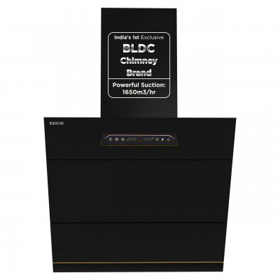 KOCHE LAURA 60 Chimney for Kitchen 60cm| 1650 m³/hr Suction | Filterless Heat Auto-Clean | BLDC Motor | Gesture Control | Hydraulic Louvers | Low Noise | 12 Yr Motor Warranty