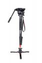 KODAK M575 with Metal Hydraulic Head & 3 Level Support Base Monopod (Black, Supports Up to 6000 g)...