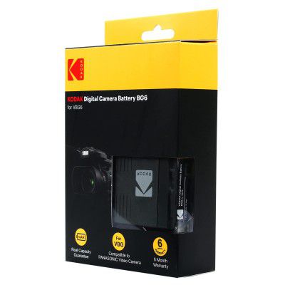 KODAK VBG6 BG6 7.2V 5200mAh 37.5Wh Digital Camera Battery