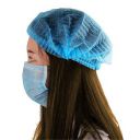 KODENIPR CLUB Hair Cap Stretchable Blue Bouffant Caps/Cooking Caps (100 Pieces)...