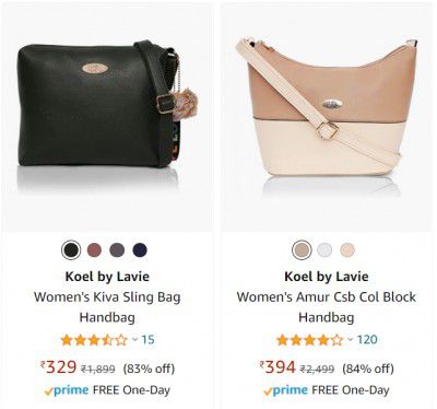 Koel by Lavie Womens Kiva Sling Bag Handbag up to 83% off