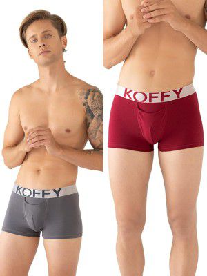 KOFFY Men's Premium Cotton Lycra Mini Trunk