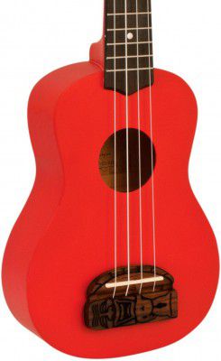 Kohala Ukulele Tiki Series Soprano -Red KT-SRD