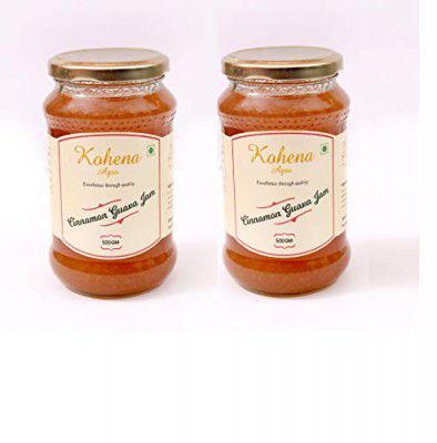 Kohena agro CINAMON Guava JAM ( 500 G )-Pack of 2