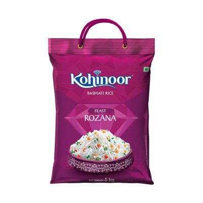 Kohinoor Feast Rozana Basmati Rice, 5 kg