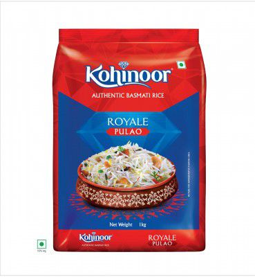 Kohinoor Pulao Basmati Rice, 1 kg | Long-Grain Basmati