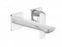 Kohler Single Control, Wall Mount Lav Faucet (hot and Cold) Without Drain, Chrome Finish, Line Handle Profile, 27482IN-4ND-CP...