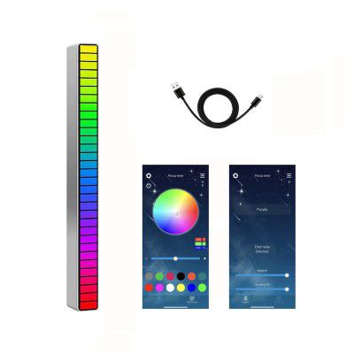 Koicaxy RGB Voice-Activated Wireless Pickup Rhythm Light