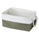 KOLORR CottonCove Medium Cloth Basket | 39.5*30.5*19 cm...