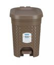 KOLORR Stitch Pedal Waste Bin Modern Design Trash Can Plastic Dustbin for Home, Kitchen, Bathroom, Office - 7L (LT Brown)...