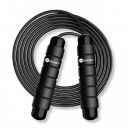 Konex Adjustable Skipping Rope for Men & Women | Jumping Rope for Fitness, Home & Gym Workouts (Black)...