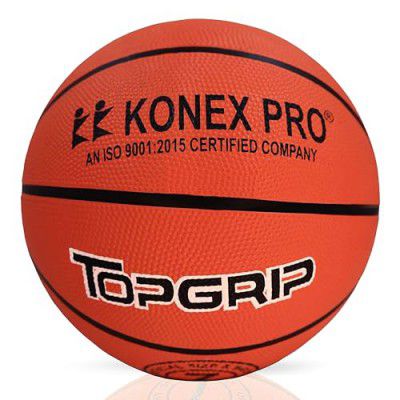 KONEX Size 7 Professional Basket Ball for Indoor & Outdoor (Brown)