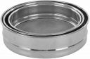 Koniry Folding Chalni with 3 Screens Stainless Steel Atta Chalni...