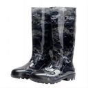Kontai Man Knee High Rubber Rainboots Camo Waterproof Rubber Boots for Garden Man Rain Footwear Size...