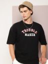 Kook N Keech Men Typography Printed Oversized T-shirt...