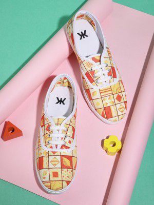 Kook N Keech Women Geometric Printed Sneakers
