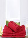 KOPA by Bianca 400 GSM Quick Dry 100% Cotton Soft Terry Towel -4Pc Face Towel (D'Ross) Solid-Red...