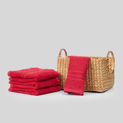 KOPA Quick Dry 100% Cotton Soft Terry Towel -4pc Face Towel 