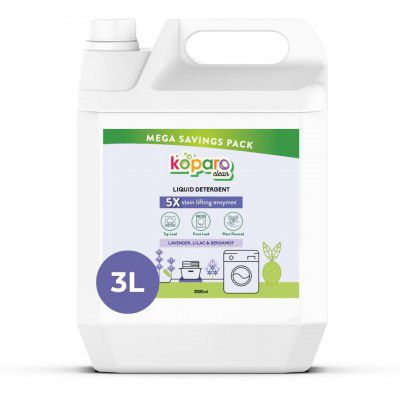 Koparo Liquid Detergent | 3 Litre | Top Load & Front Load Washing Machine Liquid Detergent 