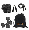 Kore DM-1kg-Combo 167 Dumbbells Set, with Gym Accessories...
