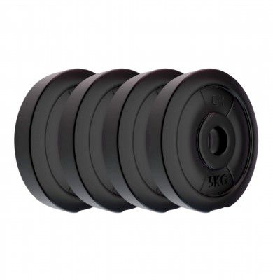 Kore (PVC/ Rubber/ Coloured Rubber/ Steel/ Professional Metal Integrted)  10 - 30 Kg Spare Weight Plates Combo