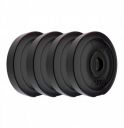 Kore (PVC/ Rubber/ Coloured Rubber/ Steel/ Professional Metal Integrted)  10 - 30 Kg Spare Weight Plates Combo...