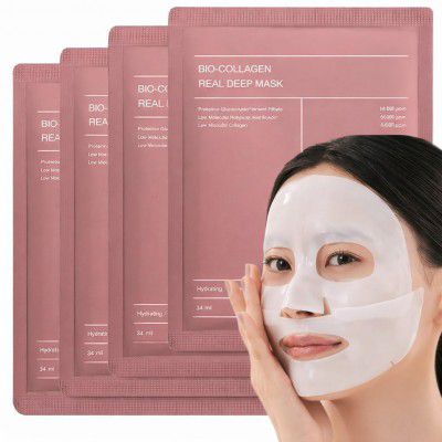 Korean Bio Collagen Night Mask – Deep Hydration Hydrogel (Pack of 2)
