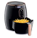 Koryo 2.6L Air Fryer with Digital Display, 1350W, Touch Control, Multiple Cooking Attachments, Recipe Book (2.6 litres, KHF4420)...