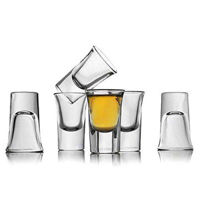 Kosh- Perfect Shot Glass for Party Bar, Vodka & Tequila Cocktail 30 ML (Set of 6)