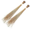 Koststix Coconut Broom Stick Leaf Grass Broomstick Washable Seekh Jhaadu (2 Pc, 700Gm, Random Colors)