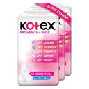 Kotex ProHealth+ Ultra thin Sanitary Pads for Women | XL+ size 126 napkins | Combo Pack (42s x 3) | Healthy Protection with No Leakage, No Wetness, and Rash free pads...