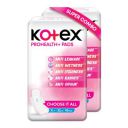 Kotex ProHealth+ Ultra thin Sanitary Pads for Women | XL+ size 84 napkins | Combo Pack (42's x 2)...