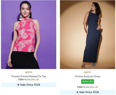 Ajio : Upto 93% OFF - Kotty Clothings | For Womens