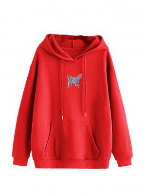 KOTTY Fleece Women Hooded Sweatshirt