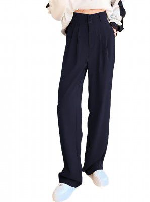 KOTTY Women Regular Fit Lycra Blend Trousers