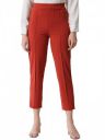 KOTTY Women Solid Polyester Blend Red Orange Trousers...