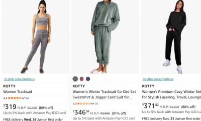 KOTTY Women Tracksuit Starts At 319/-