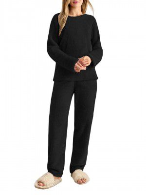 KOTTY Women's Black Winter Tracksuit Co-Ord Set