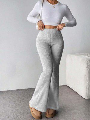 KOTTY Women’s Coral Fabric Flared Fit Pant – Super Soft Thermal Design for Stylish Cold Weather Comfort