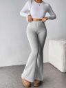 KOTTY Women’s Coral Fabric Flared Fit Pant – Super Soft Thermal Design for Stylish Cold Weather Comfort