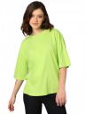 KOTTY Women's Cotton Blend Solid Oversized T-Shirts...