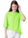 KOTTY Women's Cotton Blend Solid Oversized T-Shirts...