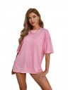 KOTTY Womens Cotton Blend Solid T-Shirts...
