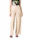 KOTTY Women's High Rise Cotton Blend Relaxed Fit Trousers...