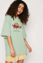 KOTTY Women's Printed Cotton Blend Oversized T-Shirts...