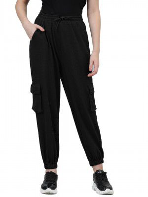 KOTTY Women's Solid Grey Track Pants