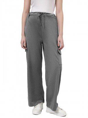 KOTTY Women's Solid Regular Fit Track Pants
