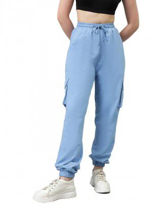 KOTTY Women's Solid Regular Fit Track Pants