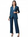 KOTTY Women's Solid Relaxed Fit 3/4 Sleeve Co-ord Blazer and Trouser Set....