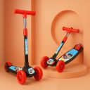 Koxtons Foldable Kids Kick Scooter with PVC Wheels & Adjustable Height - Capacity 50kg- for Kids 3+ Year Old boy & Girl - Skate, Black...
